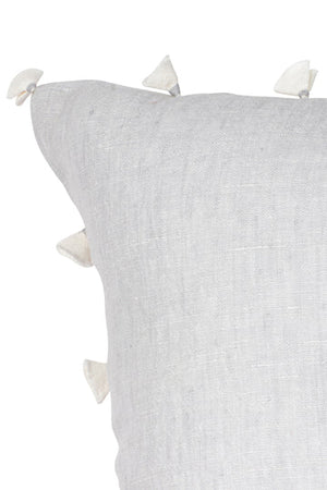 Grey Tassels So Soft Linen Pillow