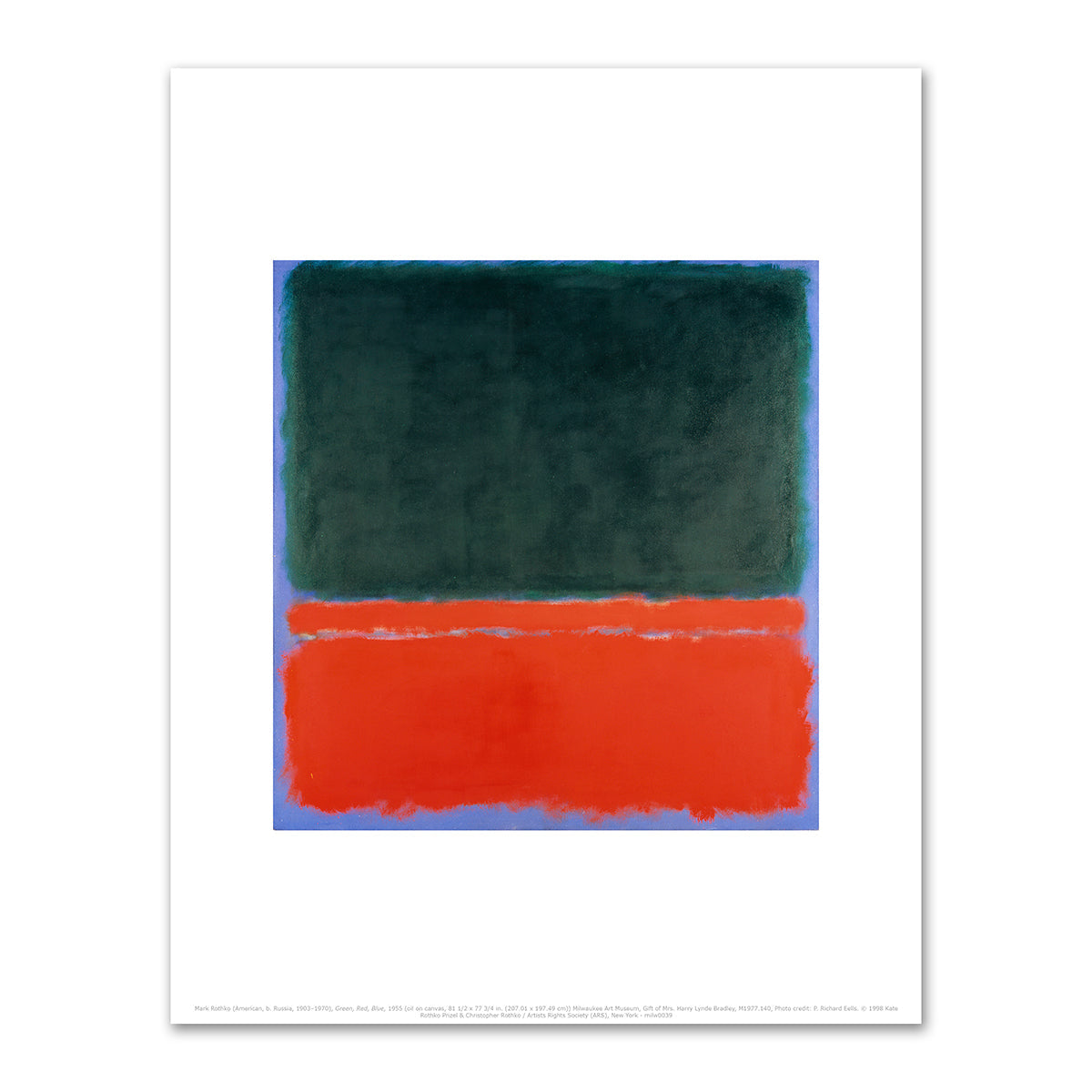 Green, Red, Blue by Mark Rothko