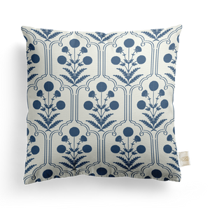 Moroccan Floral Pillow Cover | Featuring Navy Haven Colorway