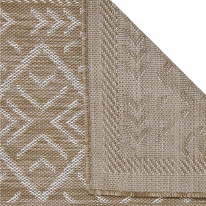 Brisk Beige Machine Woven Rug