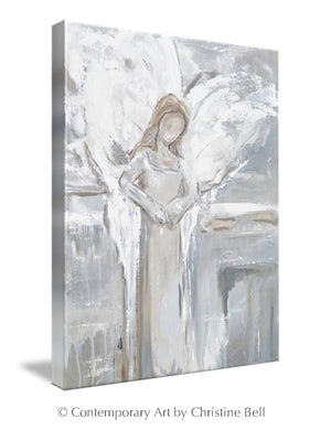 "Protected in My Love" GICLEE PRINT ANGEL PAINTING