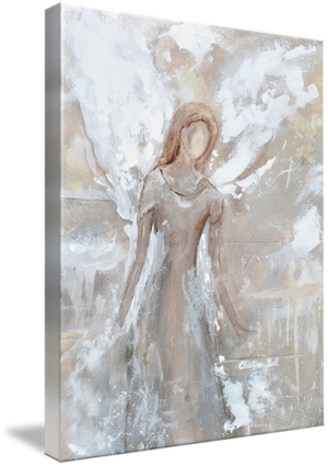 "Guiding Your Way" Giclee Canvas Print Angel