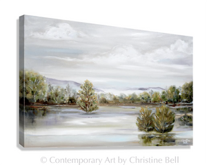 "Sierra Mist" GICLÉE PRINT, Forest Landscape Oil Painting,Trees