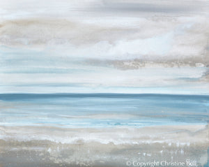 "Sea Salt" GICLÉE PRINT, Coastal Abstract Seascape Painting