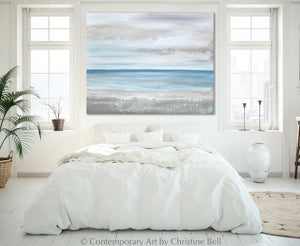 "Sea Salt" GICLÉE PRINT, Coastal Abstract Seascape Painting