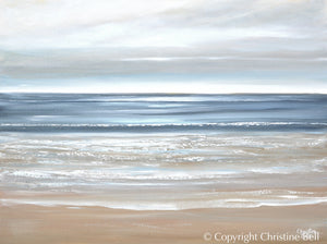 "Morning Tide" GICLÉE PRINT, Modern Coastal Ocean Seascape Painting
