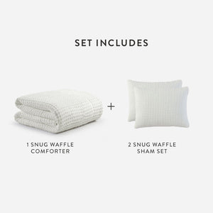 Snug Waffle Comforter Bundle