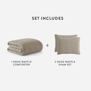 Snug Waffle Comforter Bundle