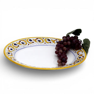 PERUGINO DERUTA: Large Oval Platter