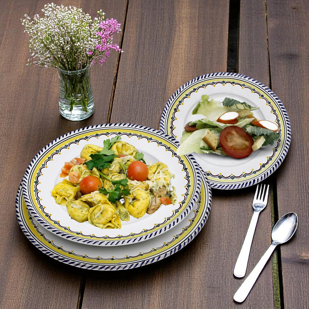ORVIETO BLUE ROOSTER SIMPLE: Salad Plate