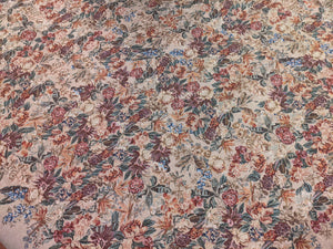 DaDa Bedding Wildflower Wonderland Floral Golden Beige Tan Square Dining Table Cloth (3100)