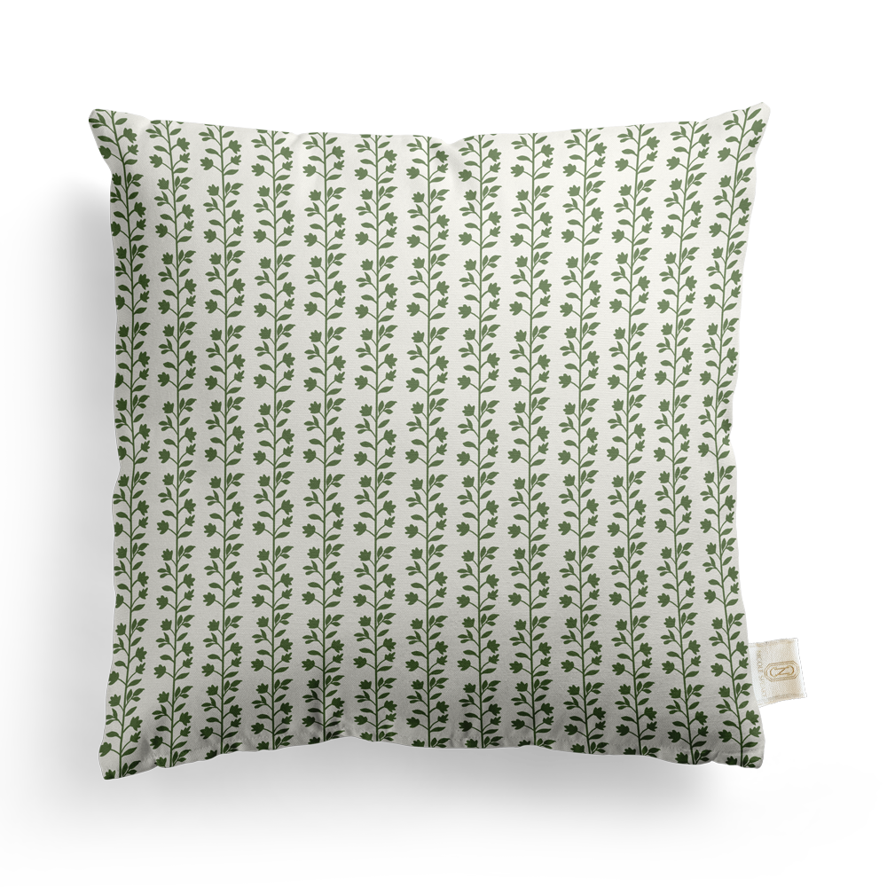 Petite Garden Pillow Cover | Featuring Moss Mystique Colorway
