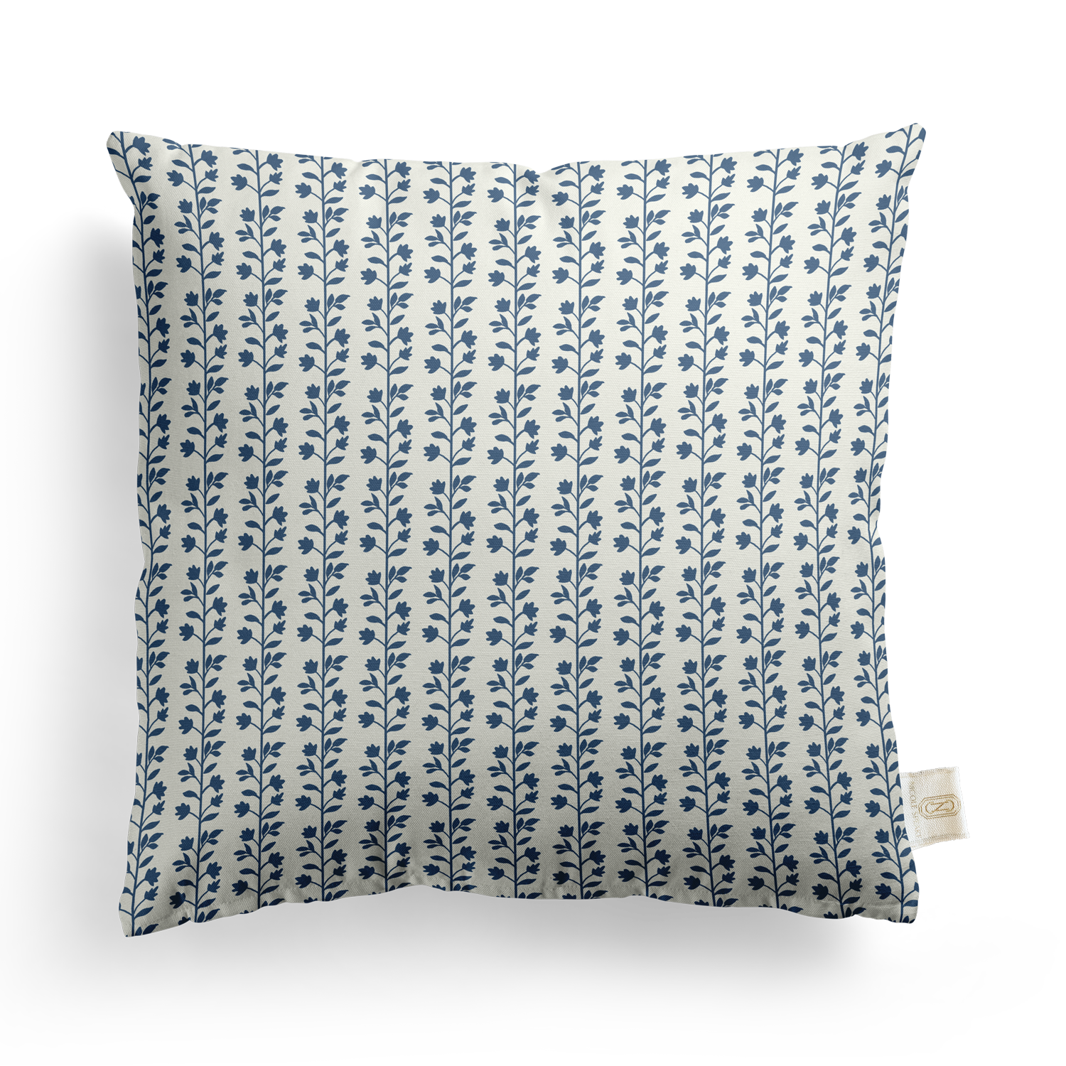 Petite Garden Pillow Cover | Featuring Navy Haven Colorway