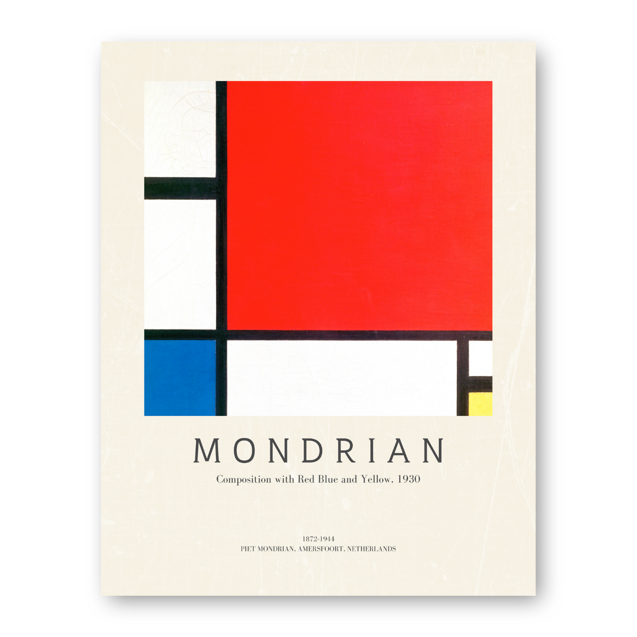 Mondrian - Composition with Red Blue and Yellow