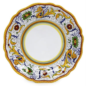 RAFFAELLESCO DELUXE: Dinner Plate - White Center