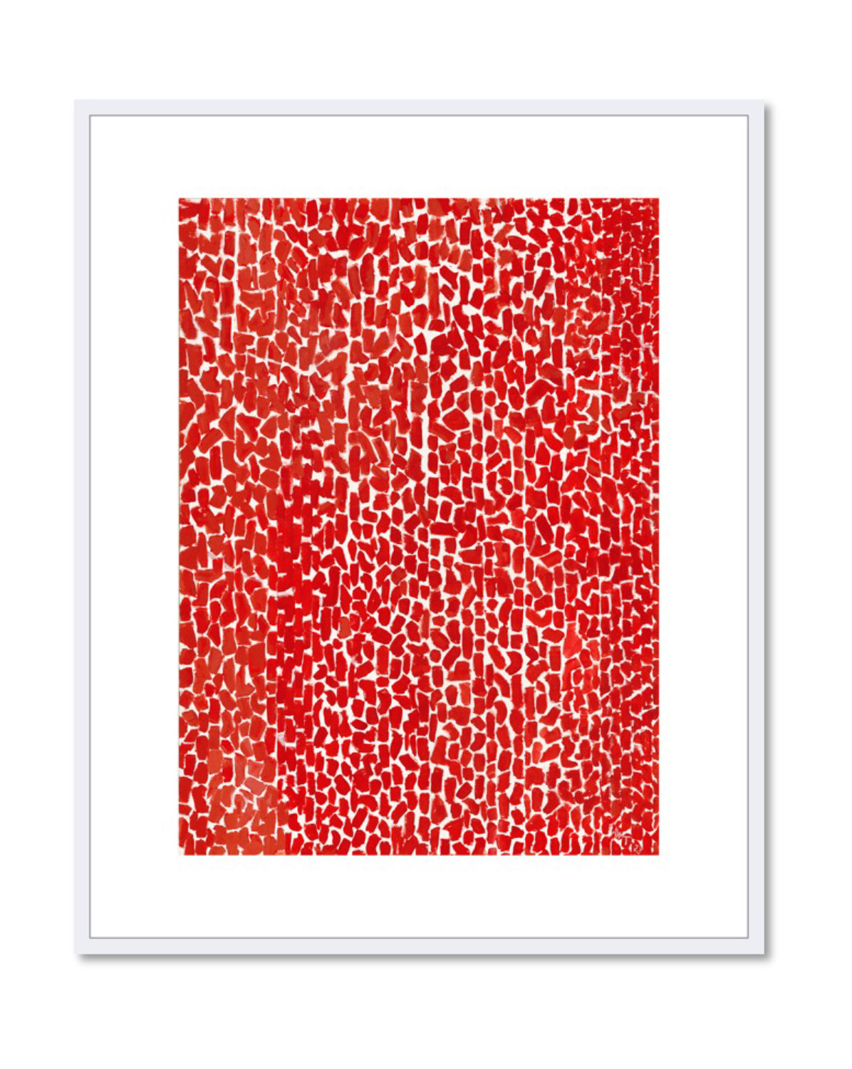 Red Rose Cantata by Alma Thomas, Framed Art Print