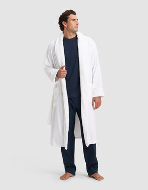 Ribbed Terry Bath Robe