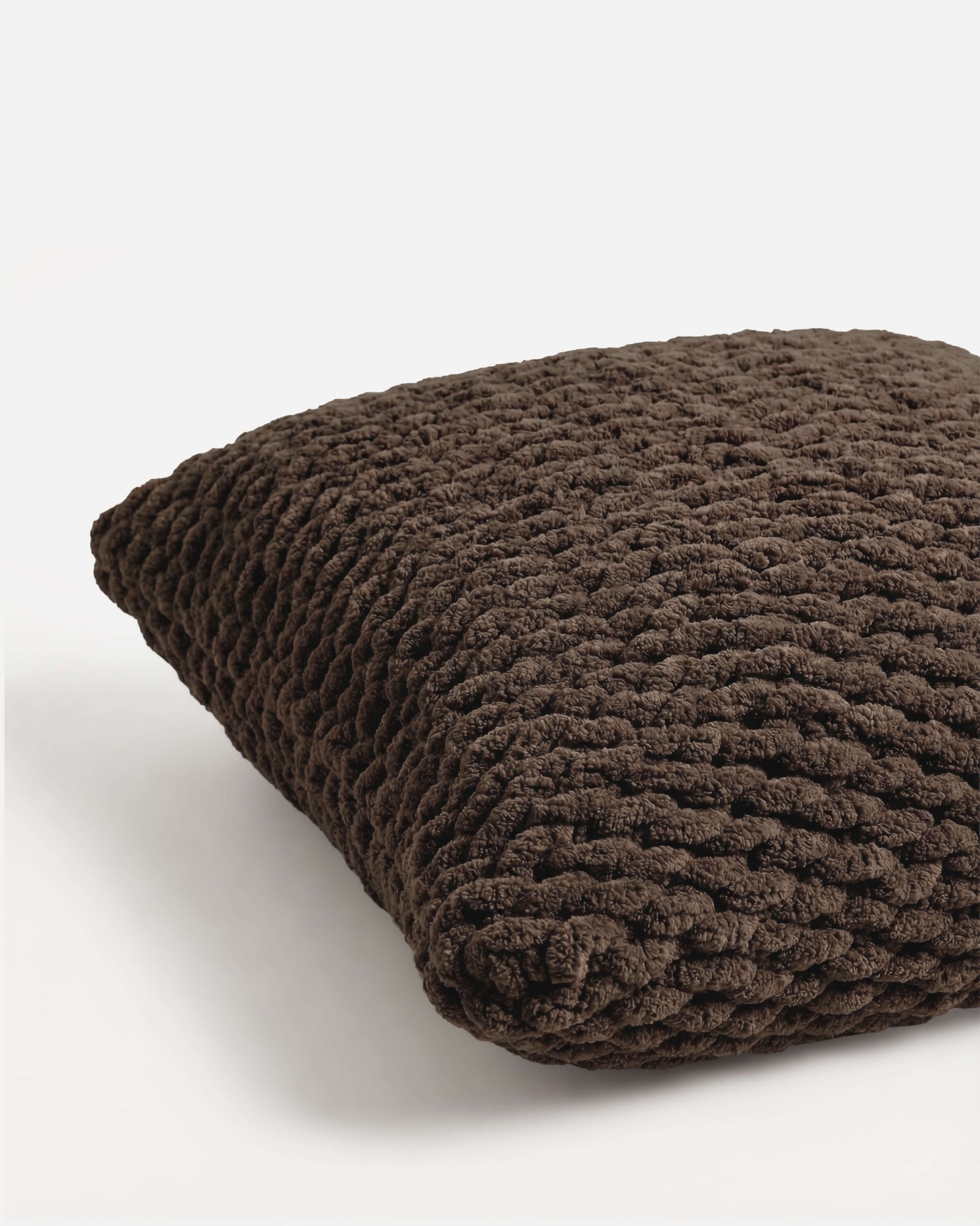 Snug Chunky Knit Throw Pillow
