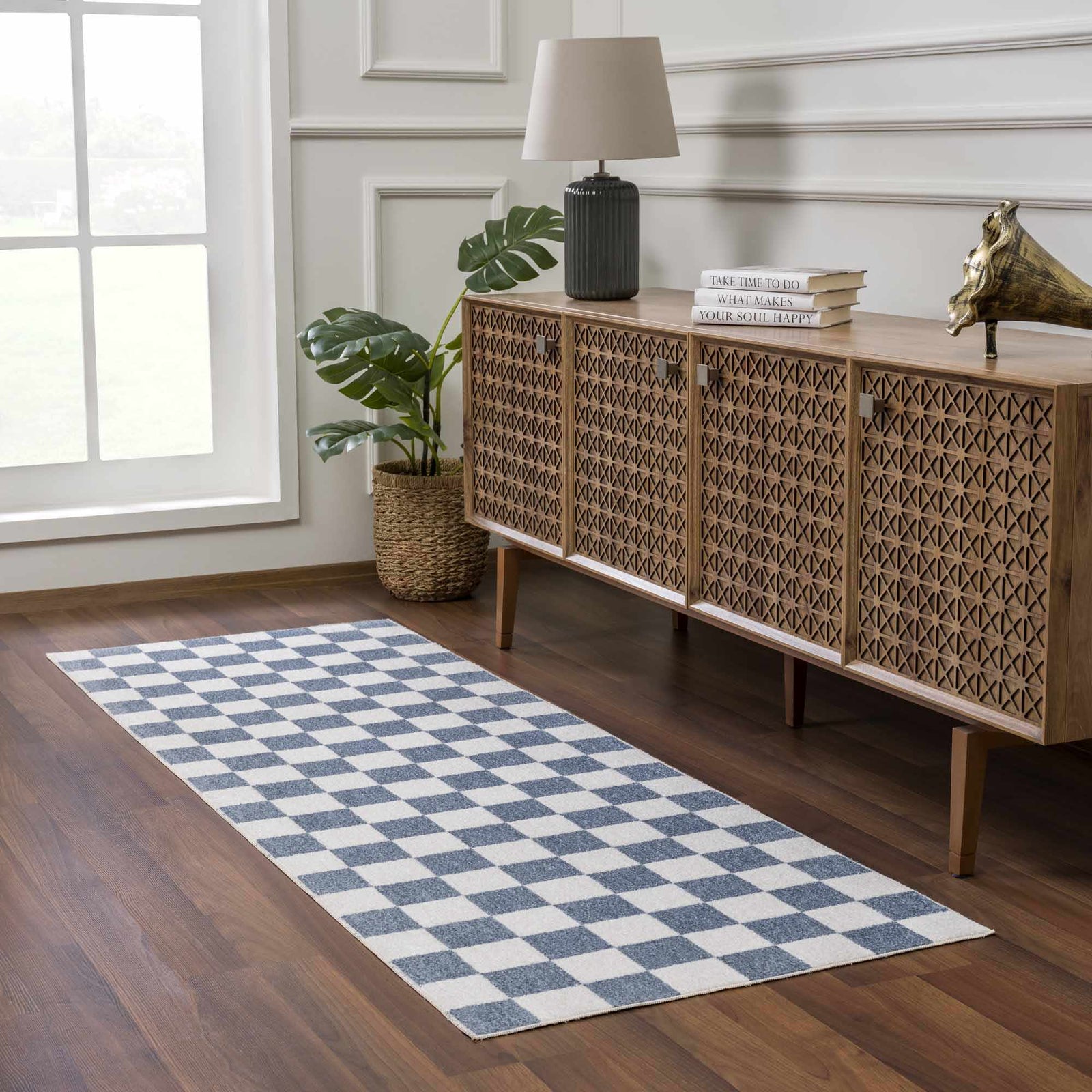 Brone Washable 7ft Runner Rug