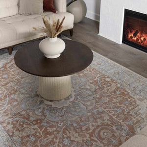 Emke Cream Washable 7ft Runner Rug