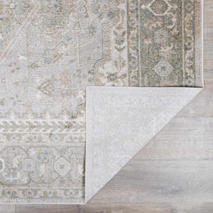 Gael Cream Washable Runner Rug