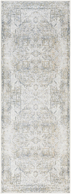 Olive Hera Washable Runner Rug