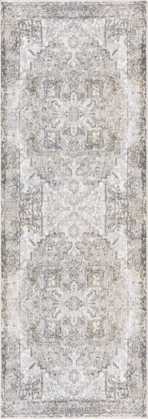 Olive Hera Washable Runner Rug