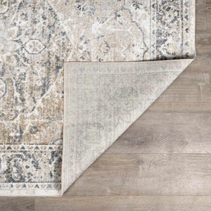 Rudo Beige Washable 7ft Runner Rug