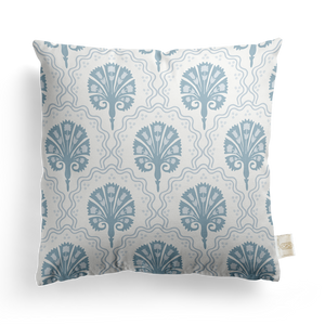 Scallop Floral Pillow Cover | Featuring Fiesta Colorway