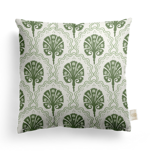 Scallop Floral Pillow Cover | Featuring Moss Mystique Colorway