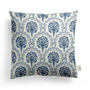 Scallop Floral Pillow Cover | Featuring Fiesta Colorway