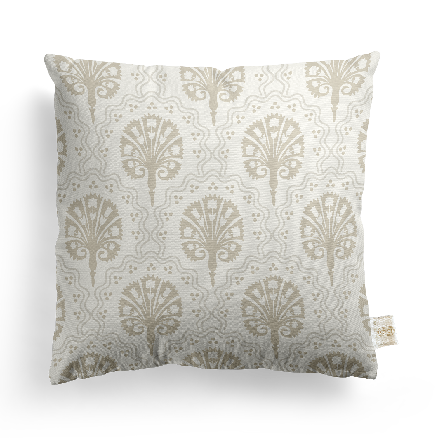 Scallop Floral Pillow Cover | Featuring Preppy Colorway