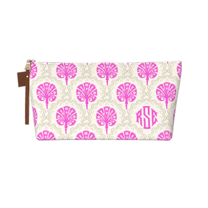 Scallop Floral Cosmetic Bag