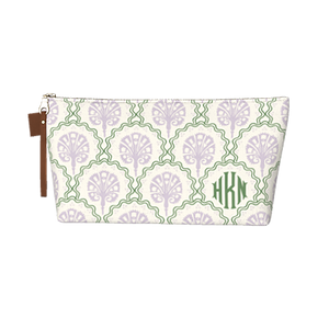 Scallop Floral Cosmetic Bag