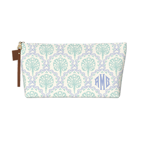 Scallop Floral Cosmetic Bag