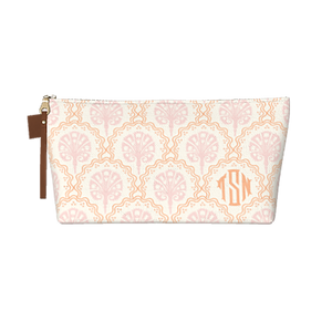 Scallop Floral Cosmetic Bag