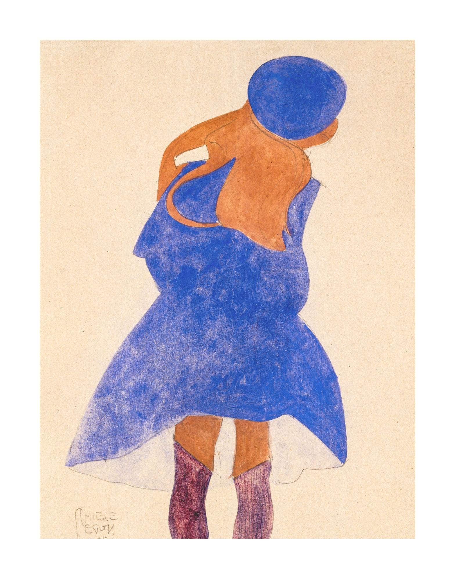 Egon Schiele - Standing Girl