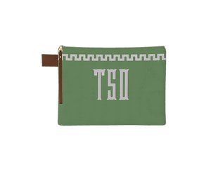Solid Zipper Pouch