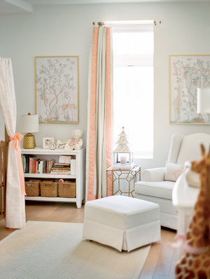 Watercolor Zoo Chinoiserie Art Prints (set of 2)