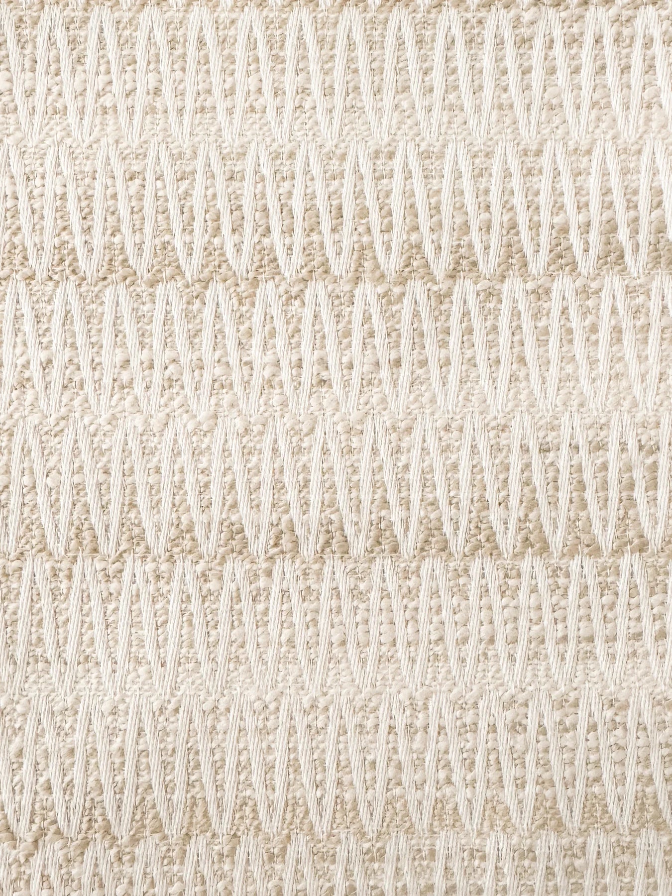 Summer Twist Beige Indoor Outdoor Floor Pillow