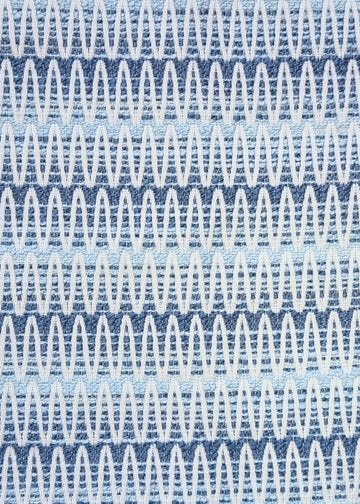 Summer Twist Blue Indoor Outdoor Floor Pillow