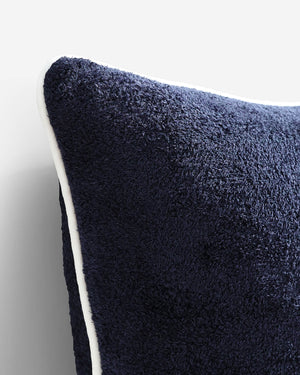 Cloud Silque Throw Pillow with Piping