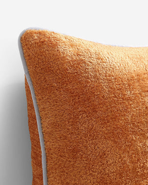 Cloud Silque Throw Pillow with Piping
