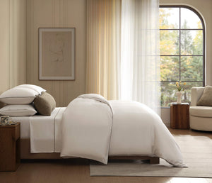 Bamboo Viscose Luxe Sham Set with Piping