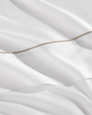 Bamboo Viscose Luxe Top Sheet with Piping