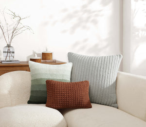 Snug Striped Euro Pillow