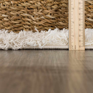 Atira Light Brown Checkered Runner Rug