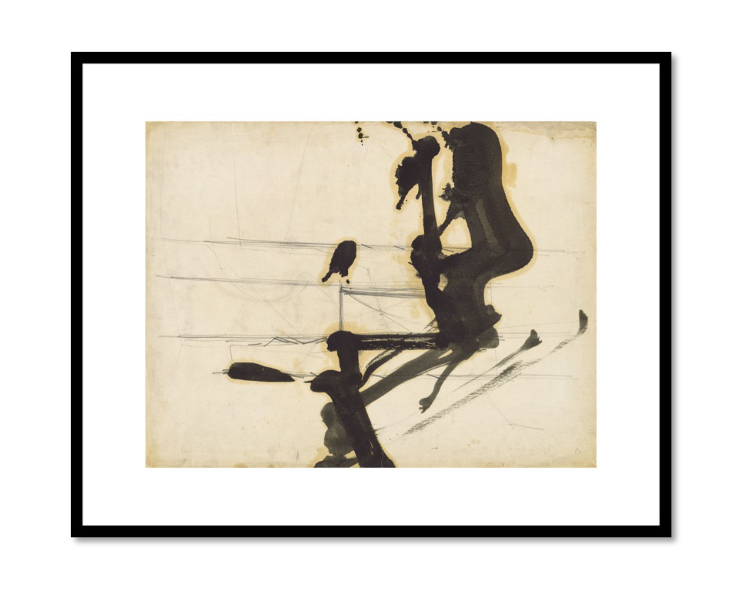 Untitled by Franz Kline, Framed Art Print