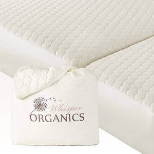 Organic Cotton Quilted Mattress Pad Protector