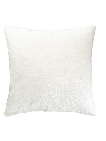 White Boucle 20x20 Indoor Outdoor Pillow